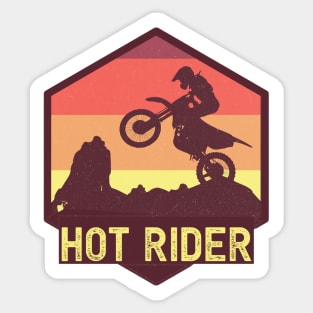 cool riding Sticker